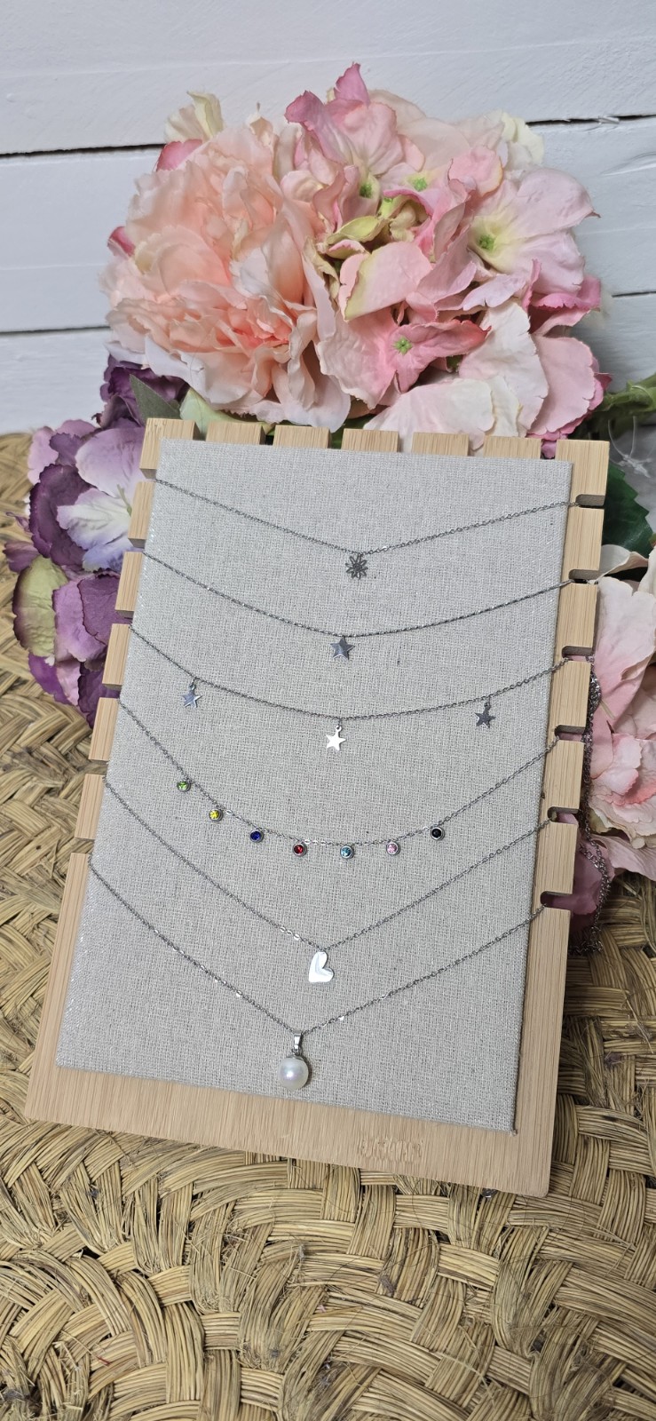 Colgante Acero  corazón