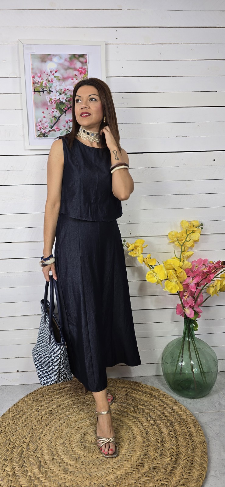 Conjunto liso roma jeans