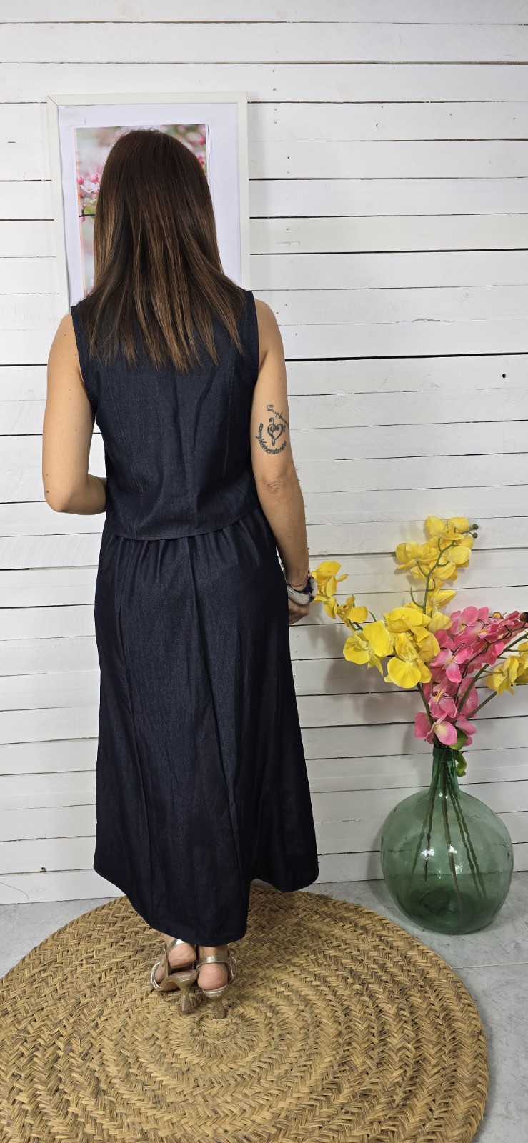 Conjunto liso roma jeans - Imagen 5