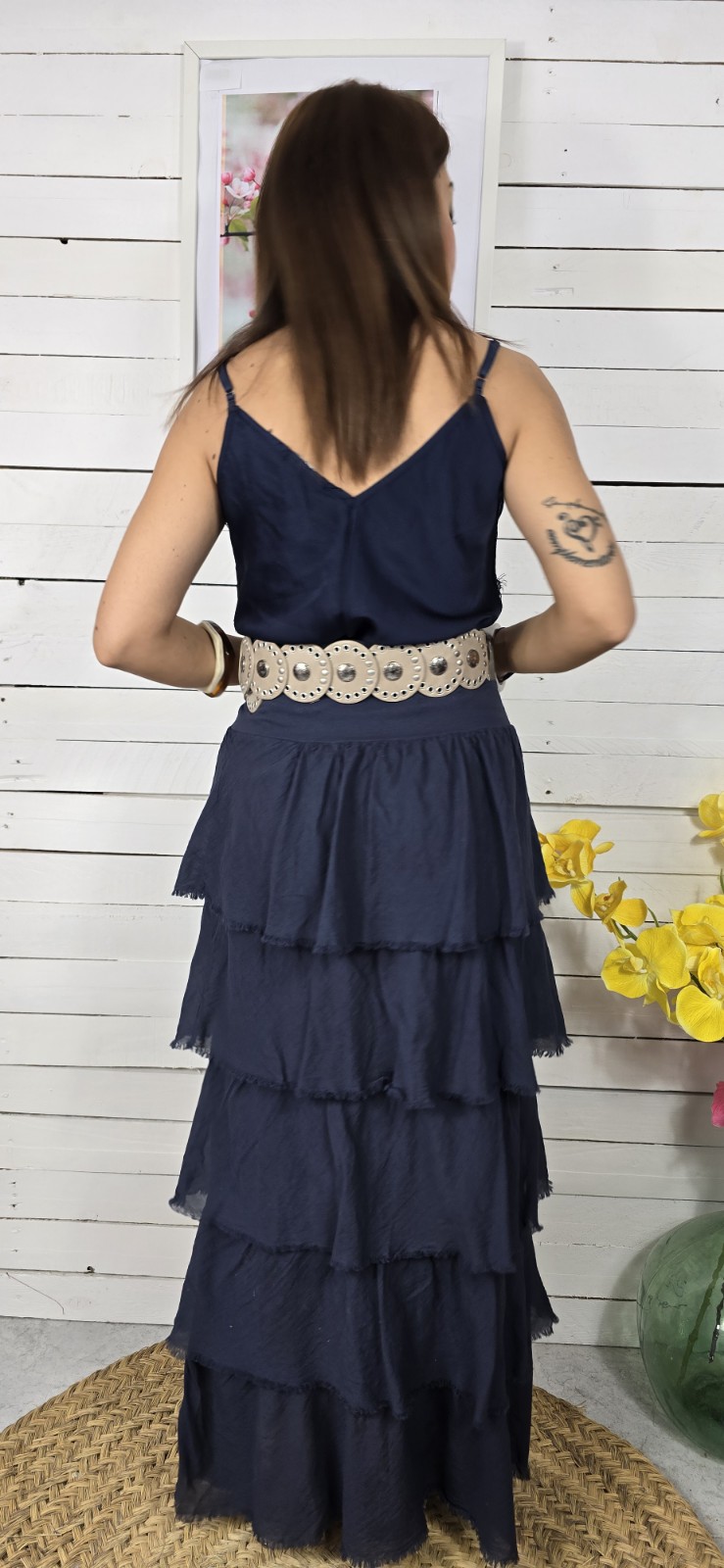Falda Volantes marino - Imagen 4