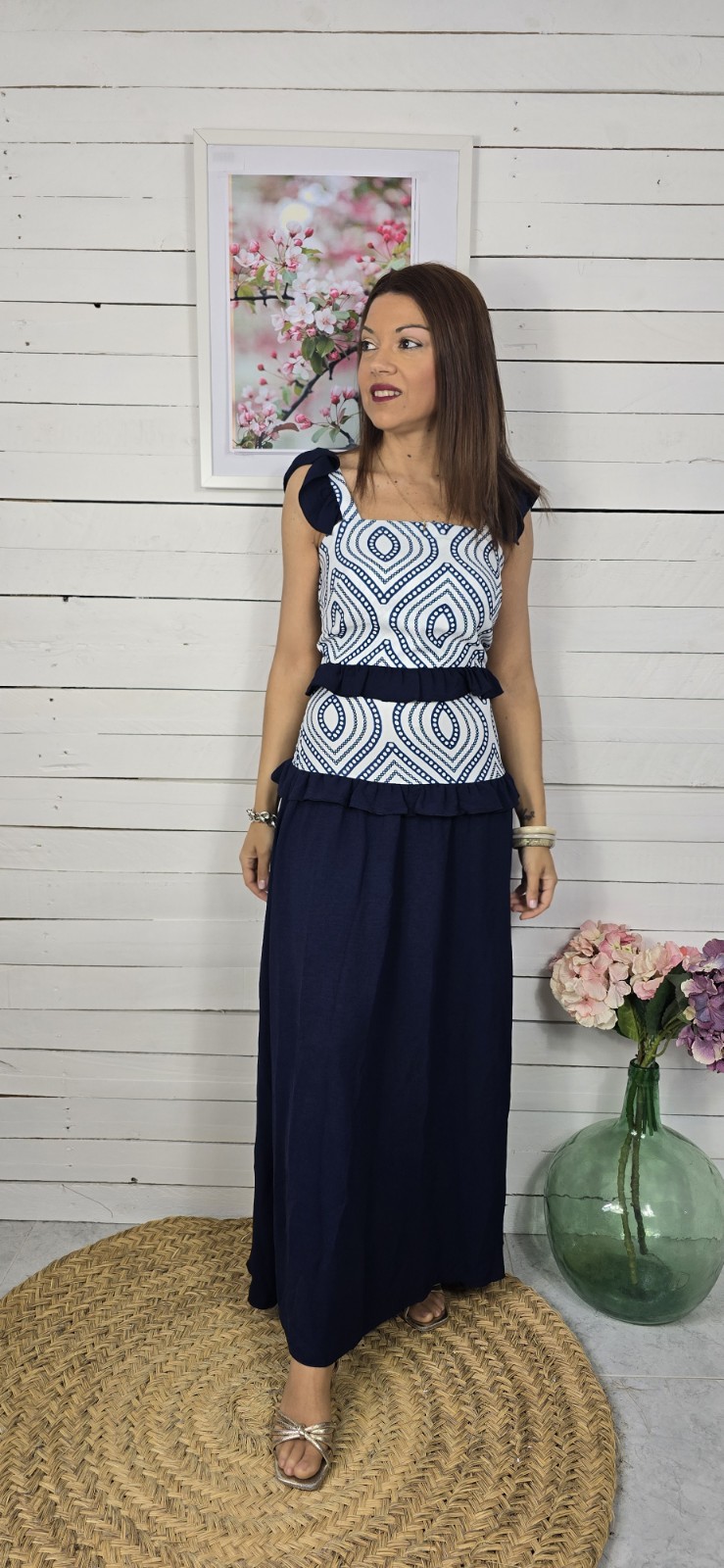 Vestido rocio marino