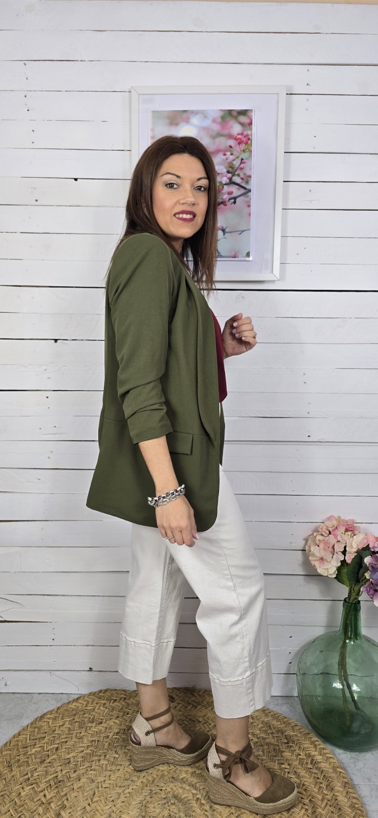 Blazer lisa cris kaky - Imagen 4