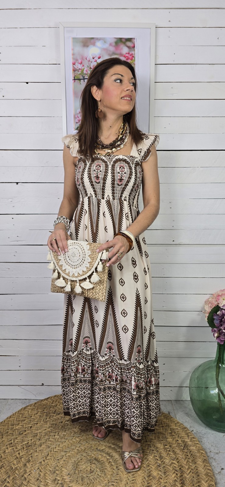 Vestido looking choco - Imagen 2