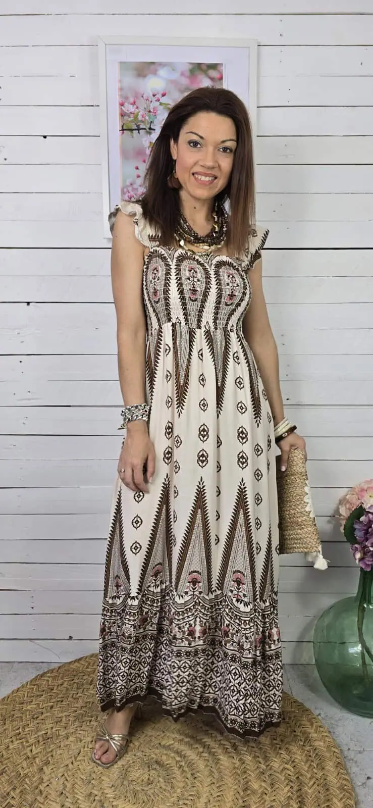 Vestido looking choco