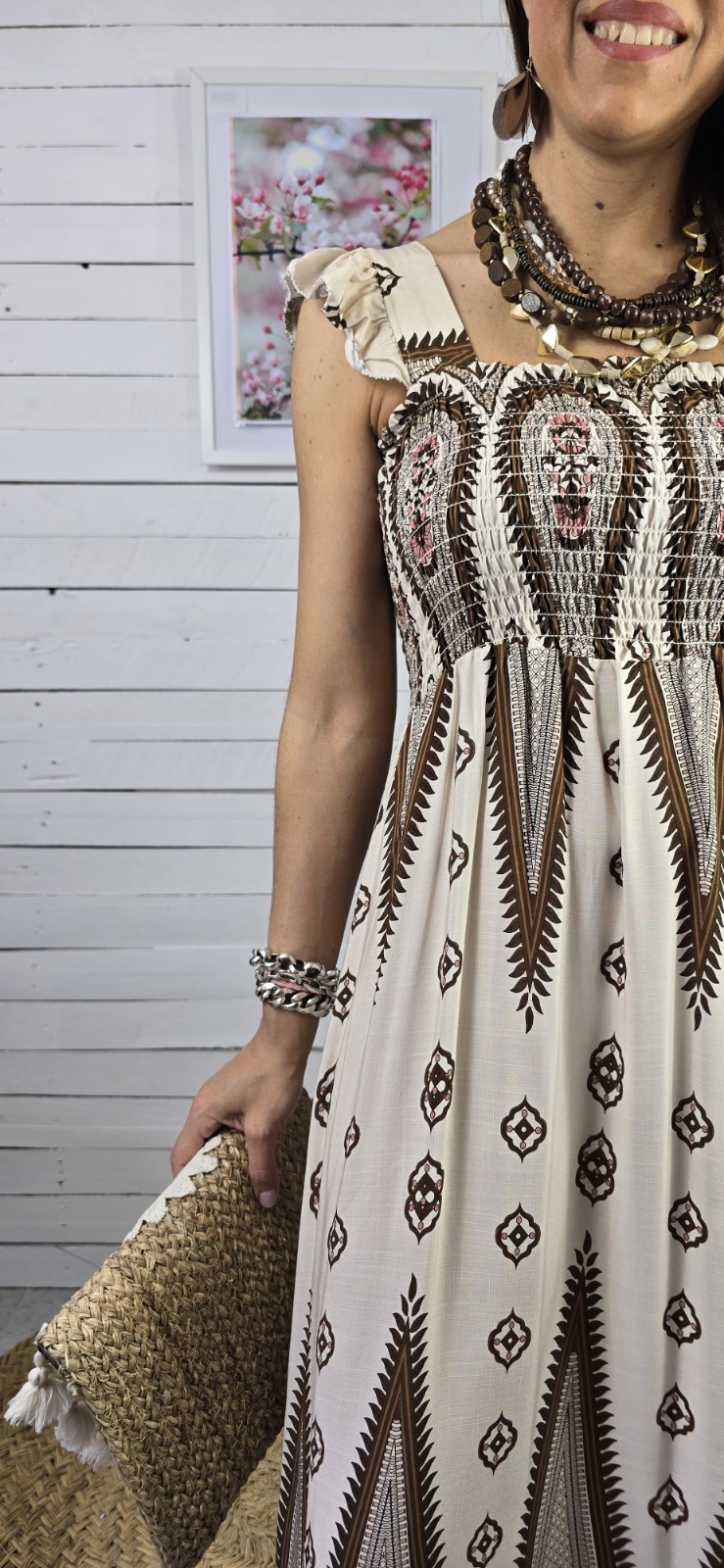 Vestido looking choco - Imagen 4