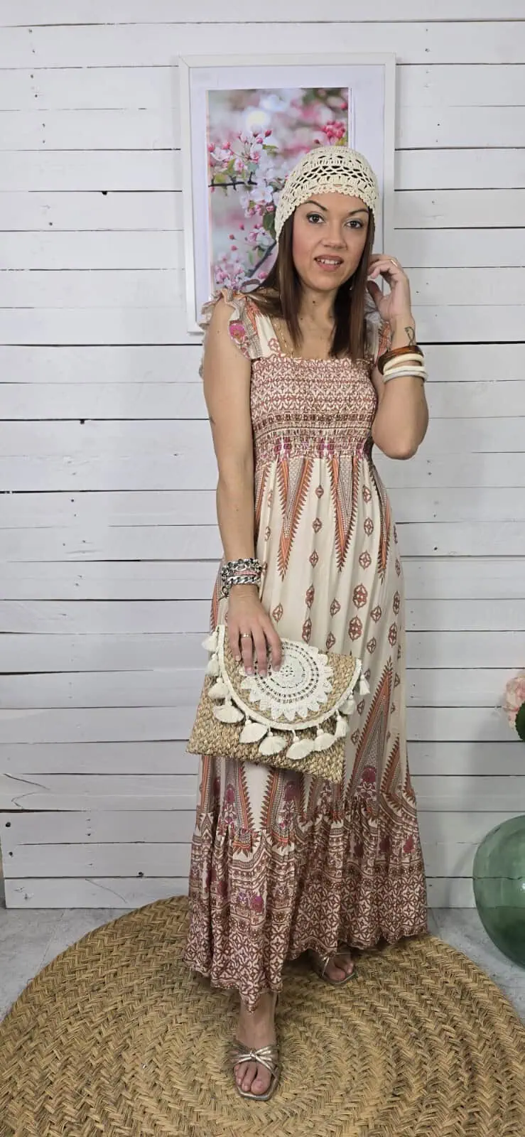 Vestido looking Teja