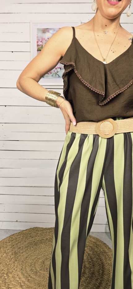 Top volante marbella choco