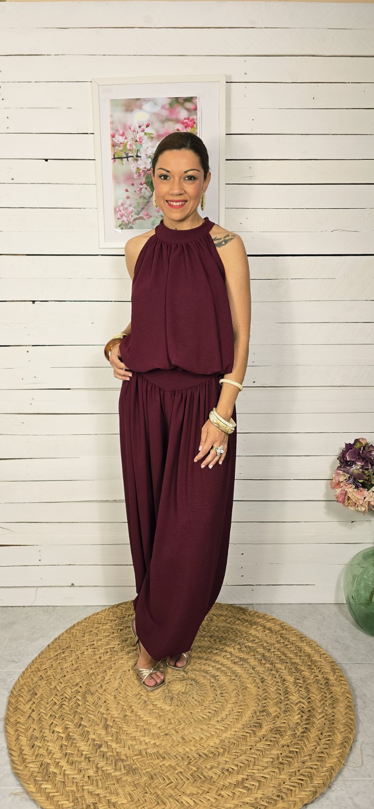 Conjunto fluido burdeo - Imagen 6