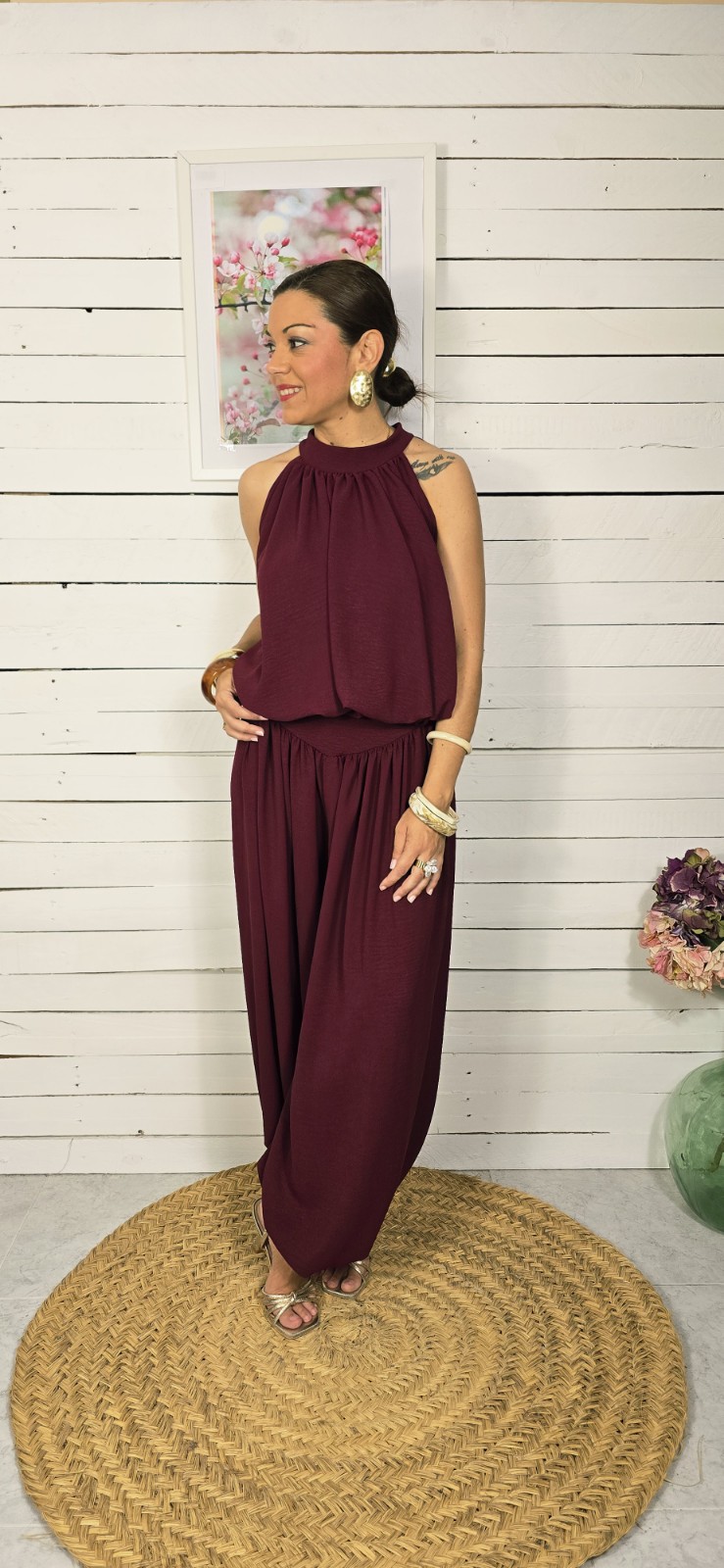 Conjunto fluido burdeo - Imagen 2