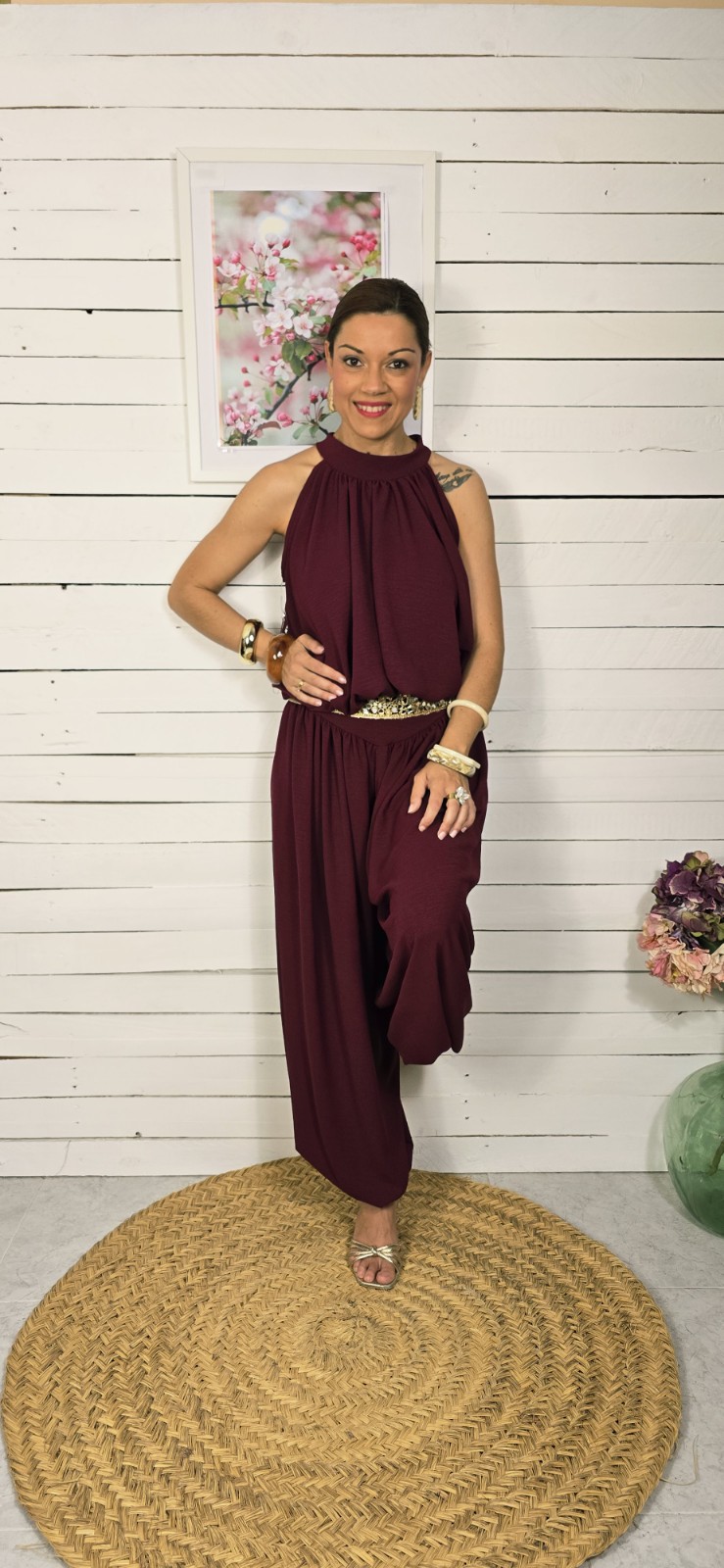 Conjunto fluido burdeo - Imagen 4