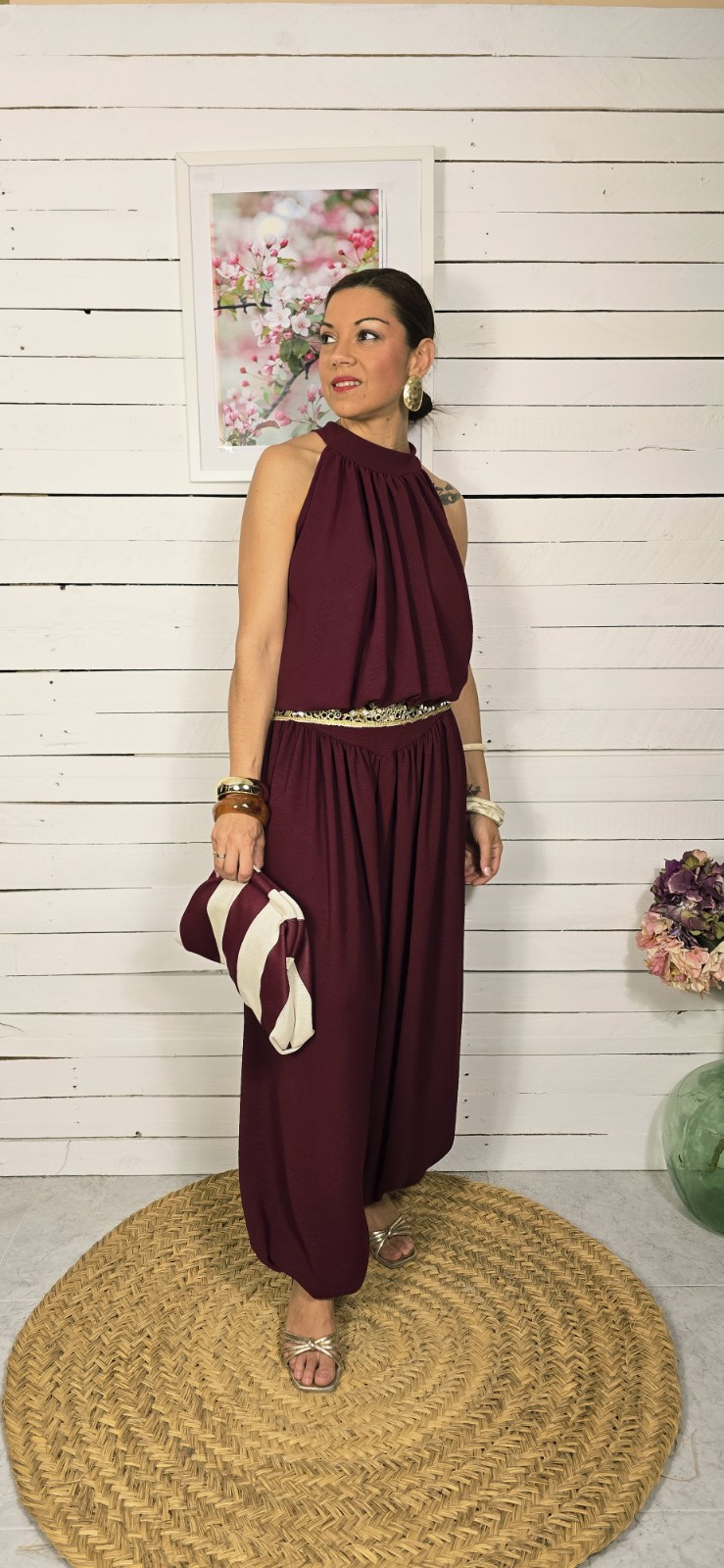 Conjunto fluido burdeo - Imagen 5