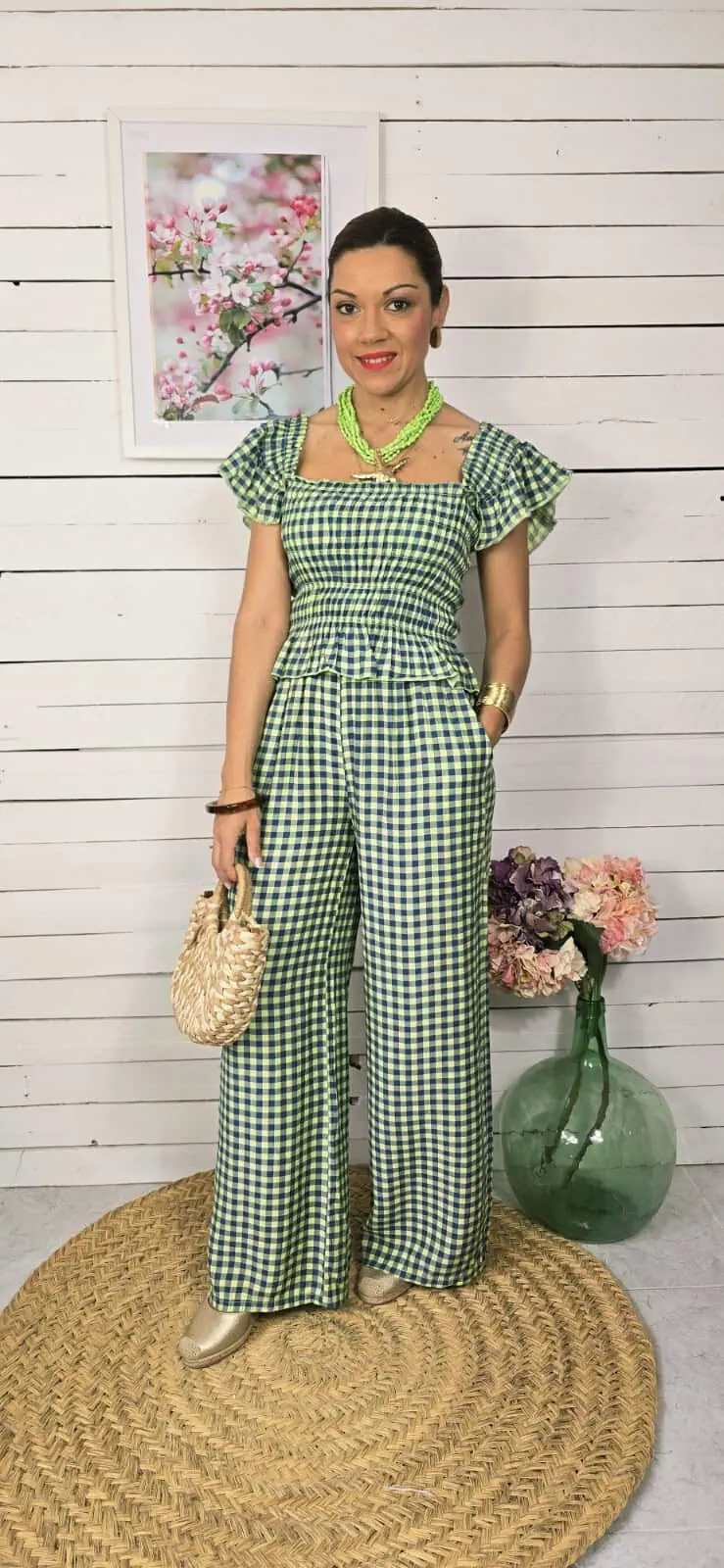 Conjunto capricho verde
