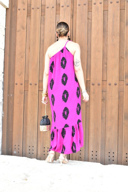 Vestido gina buganvilla - Imagen 2