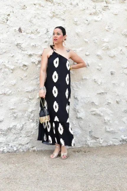 Vestido gina negro