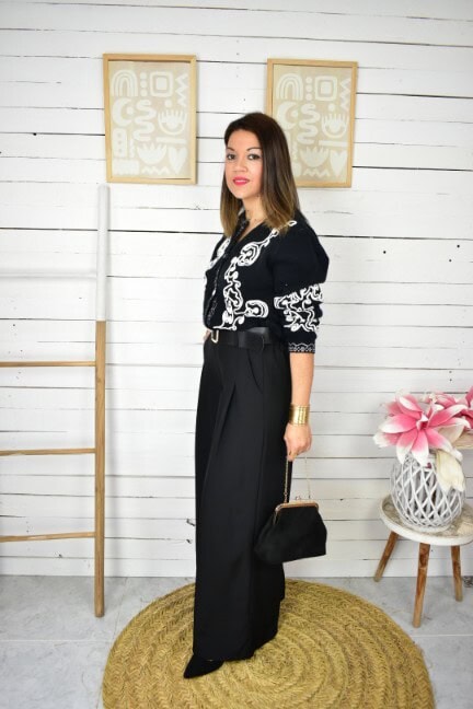 Pantalón vestir Mayren negro - Imagen 2