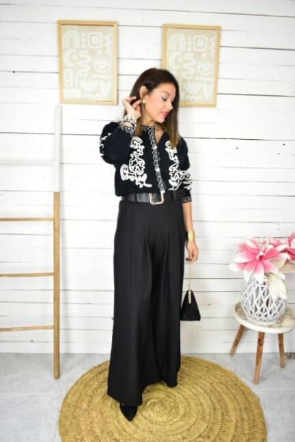 Pantalón vestir Mayren negro