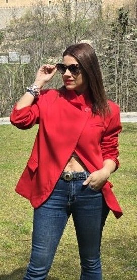 Blazer cruzada rojo - Imagen 4