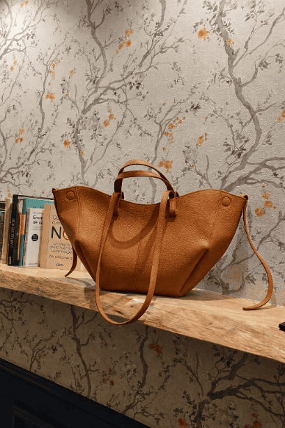 bolso PIEL moon camel