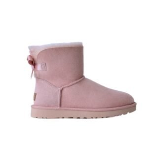 Mini Bailey Bow Boots  Beige Blush