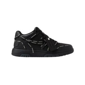 OFF-WHITE Out Of Office Low-top Sartorial Stitching Sneakers in Leather