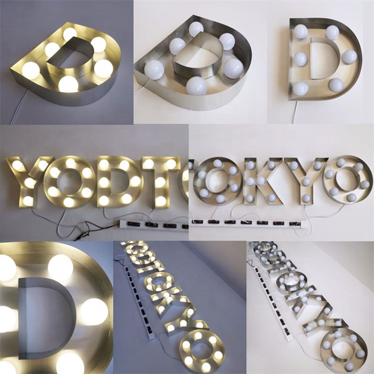 Marquee Lit-Up Letters