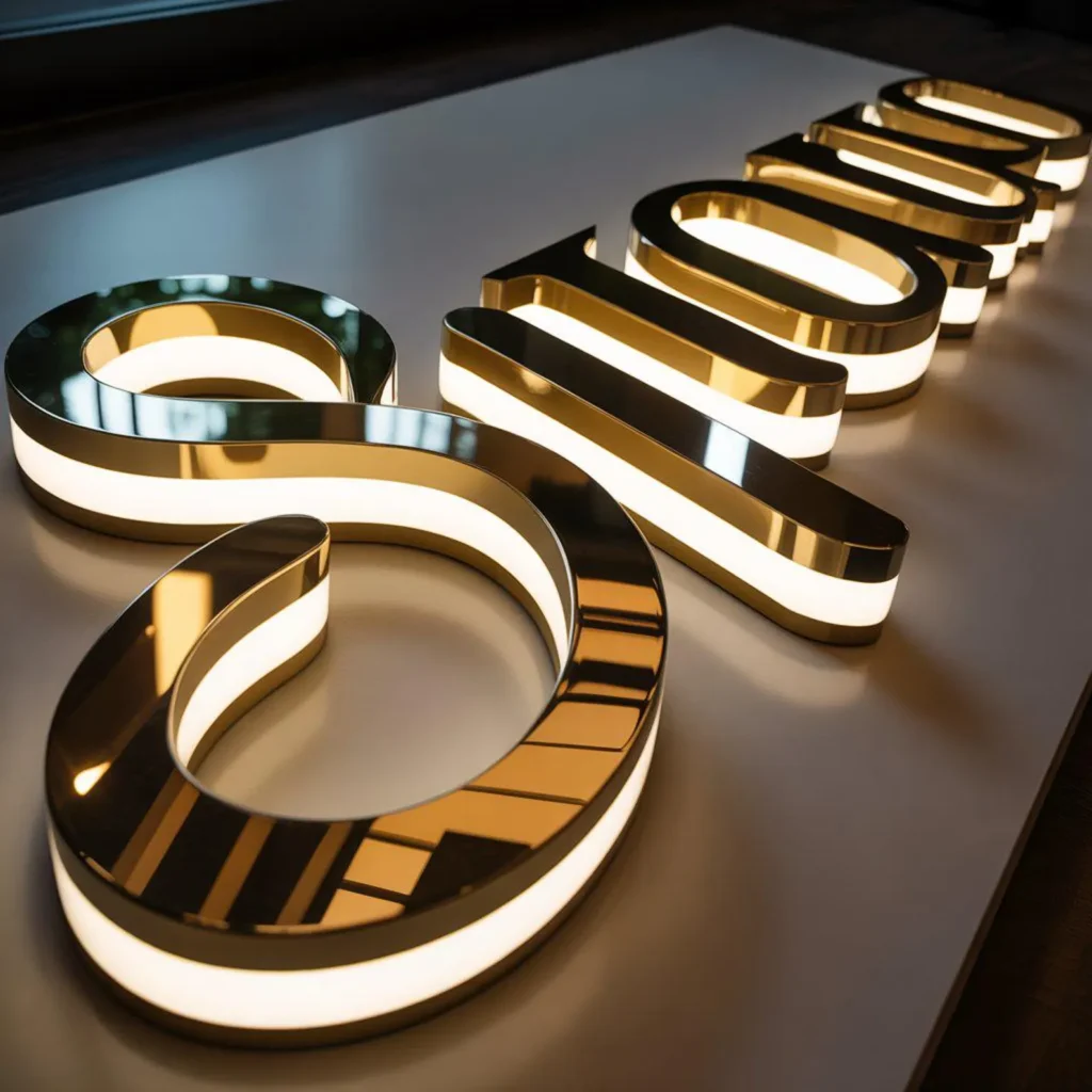 Individual Halo-Lit Logos and Symbologies