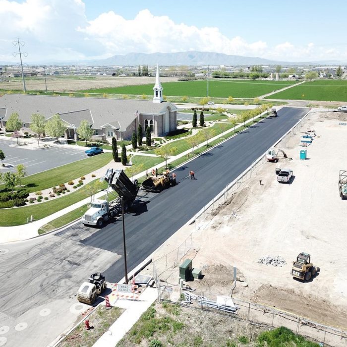 Utah asphalt service areas for paving, sealcoating, striping, and asphalt repair by Eckles Paving