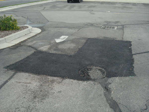 asphalt parking lot patching and repair logan utah
