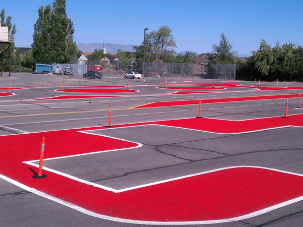 asphalt striping and lot marking in spanish fork utah