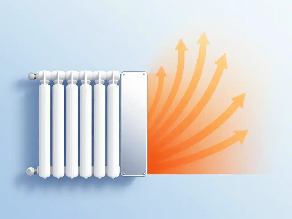 isolant derrière radiateur avis schéma réflecteur