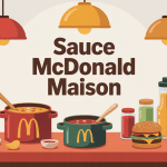 Illustration sauce McDonald maison ingrédients famille