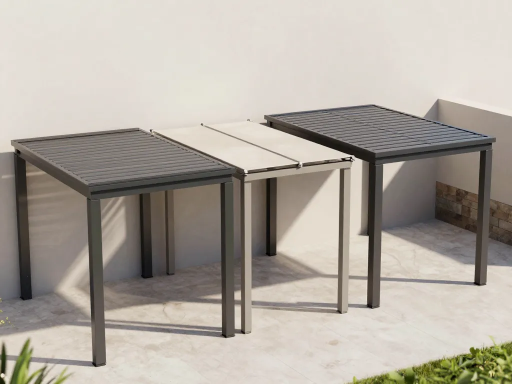 comparatif types toit pergola bioclimatique fixe rétractable lames