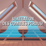 image ventilation combles perdus coupe toiture