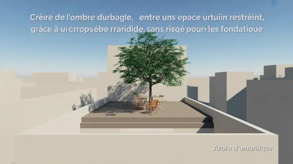 Arbre d’ombrage à croissance rapide pour petit jardin