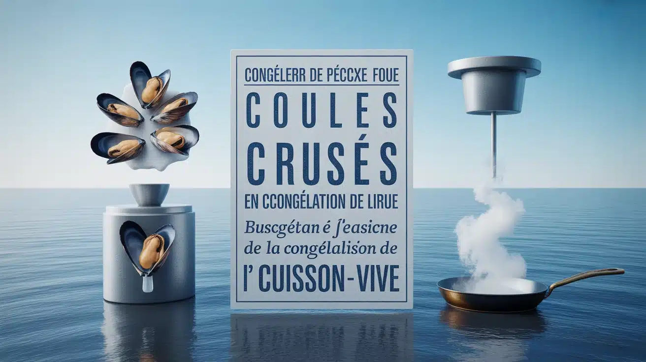 congeler des moules crues : sécurité et méthode