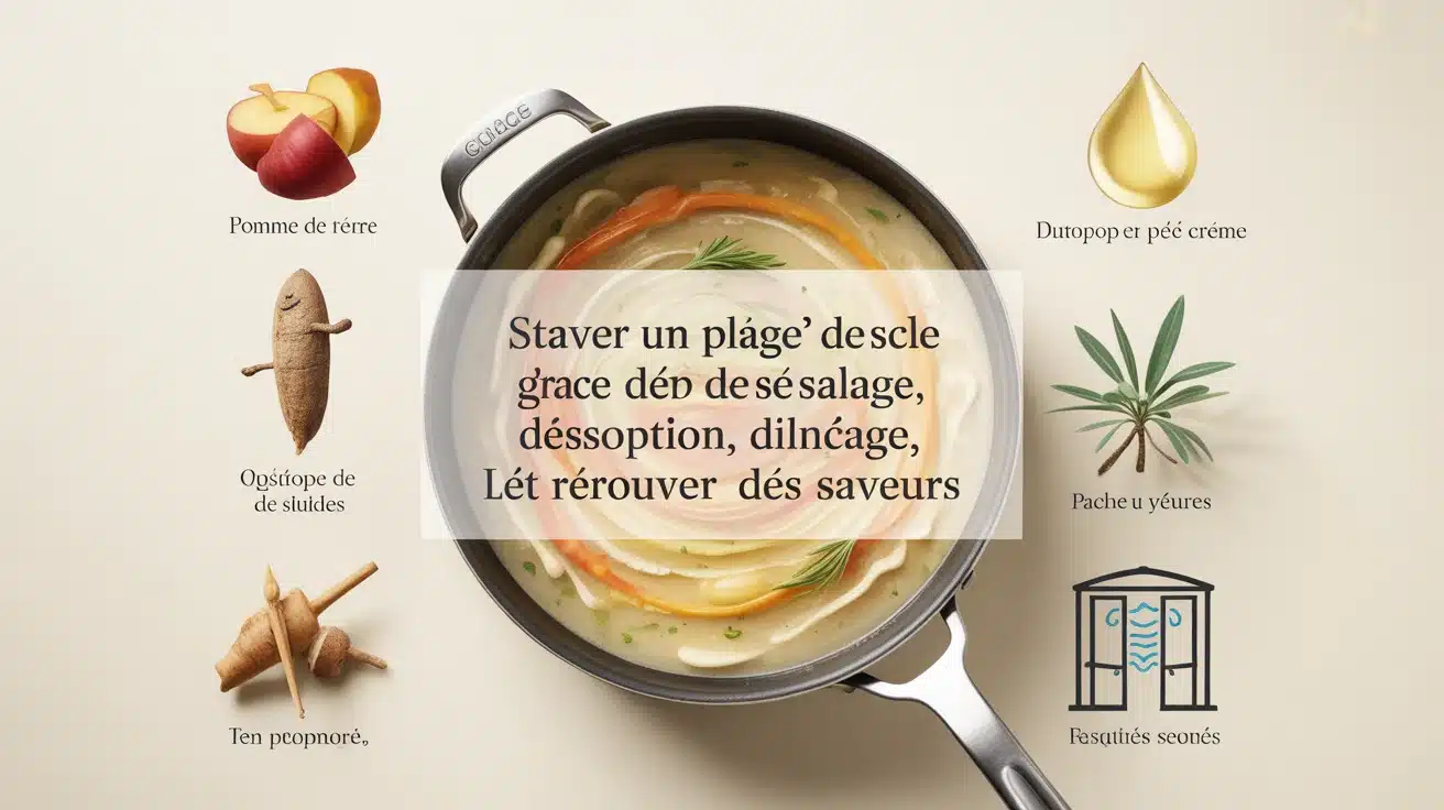 Dessaler un plat : méthodes pour sauver un dîner trop salé