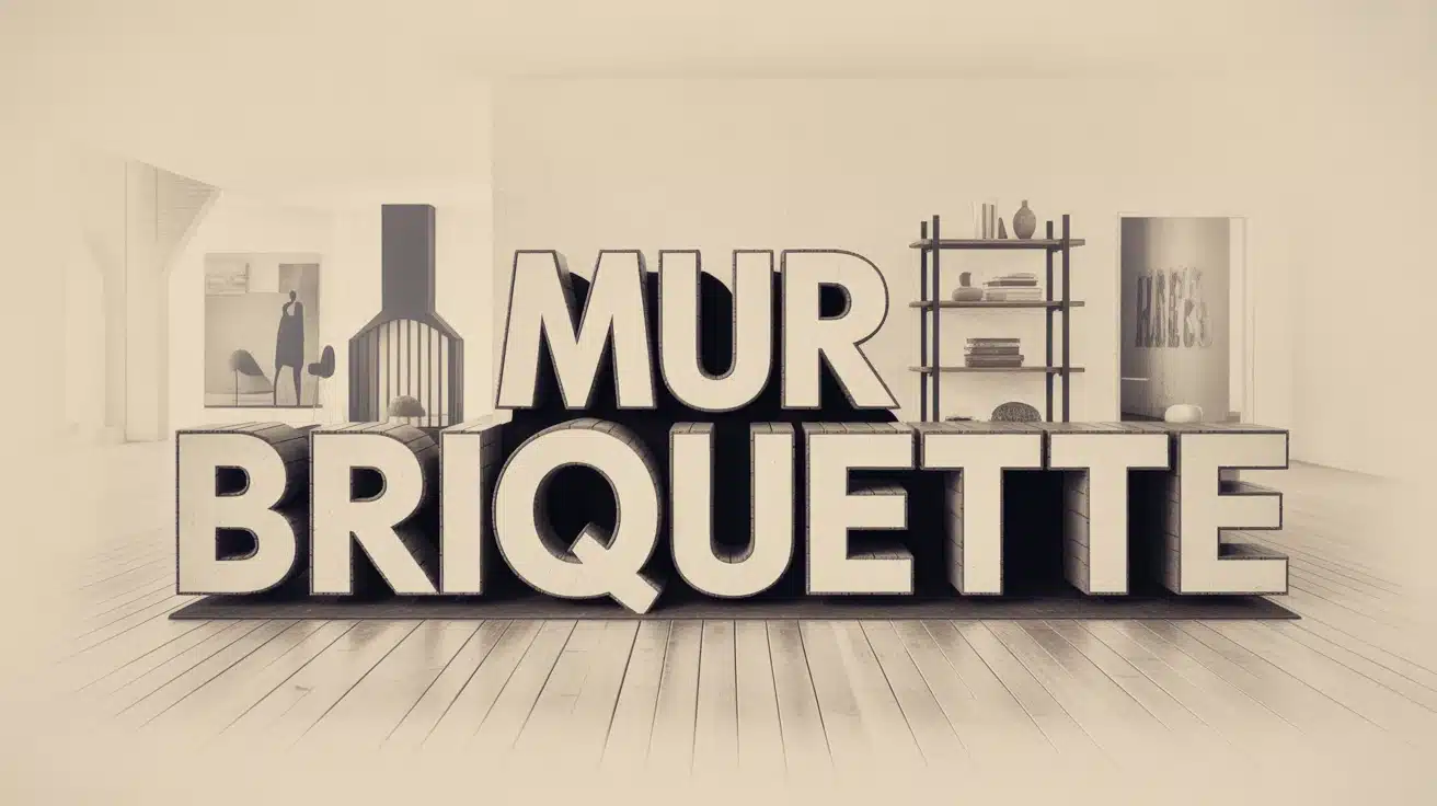 Mur briquette en plaquettes de parement, ambiance intérieure chaleureuse