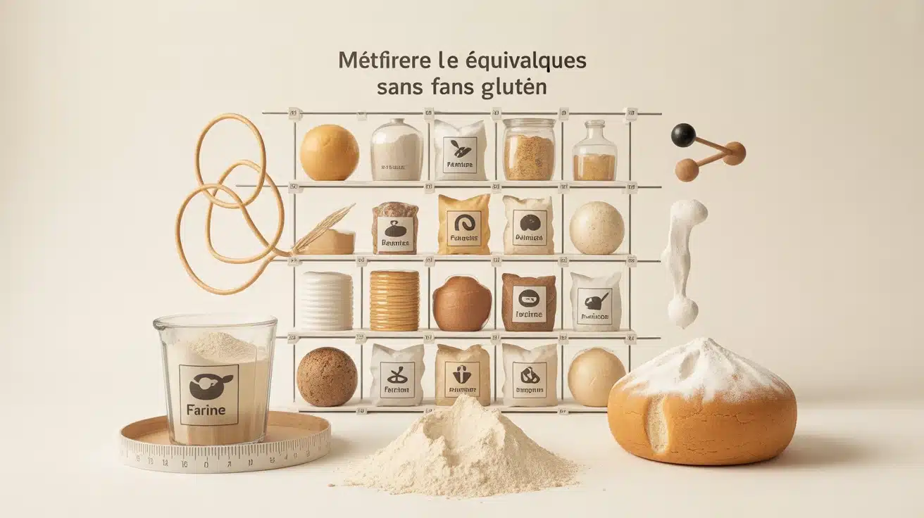 tableau d'équivalence de farine sans gluten
