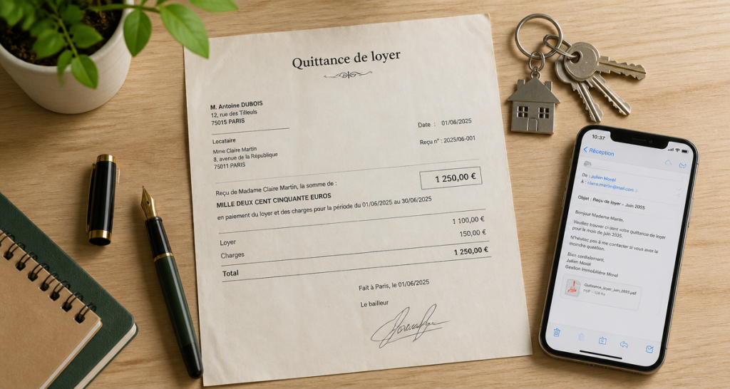 a quoi sert une quittance de loyer image illustrative