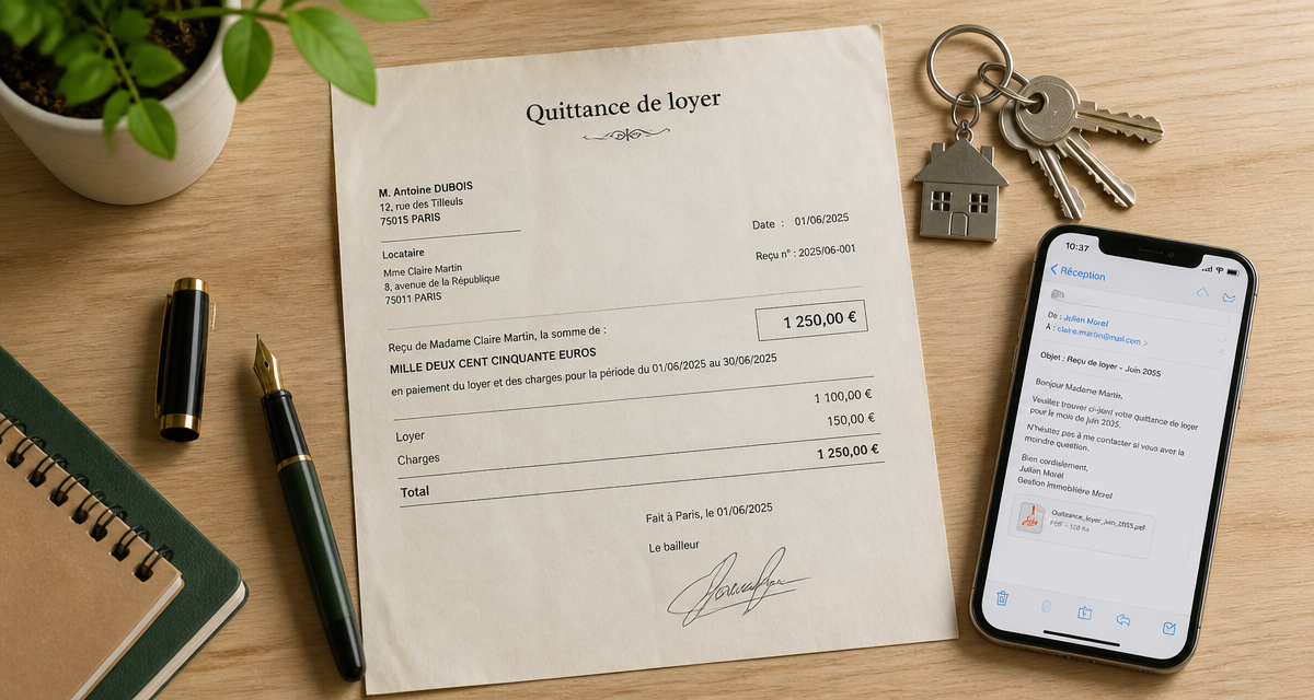 a quoi sert une quittance de loyer image illustrative