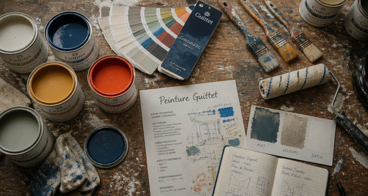 atelier peinture guittet nuancier et outils