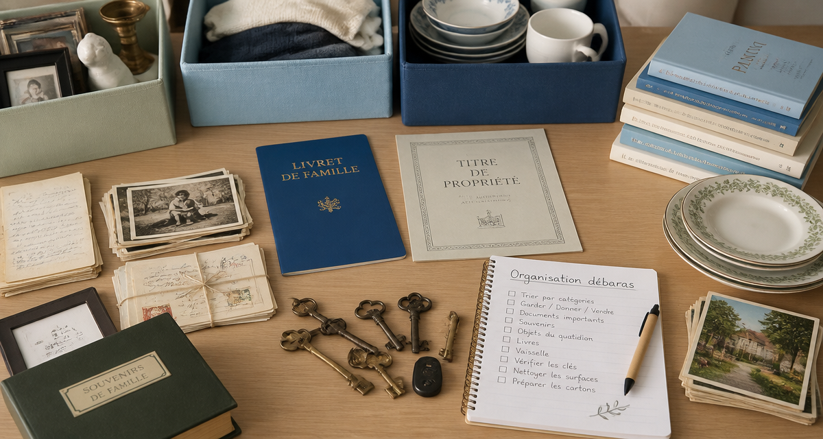 Vider maison, tri et organisation objets