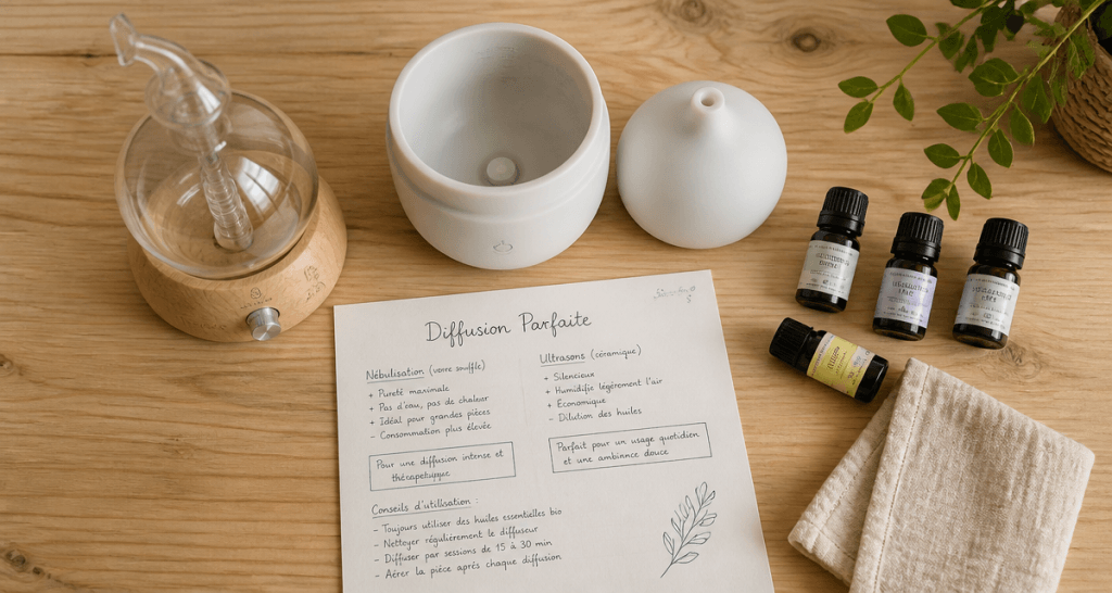 avis sur diffuseur huiles essentielles nébulisation et ultrasons