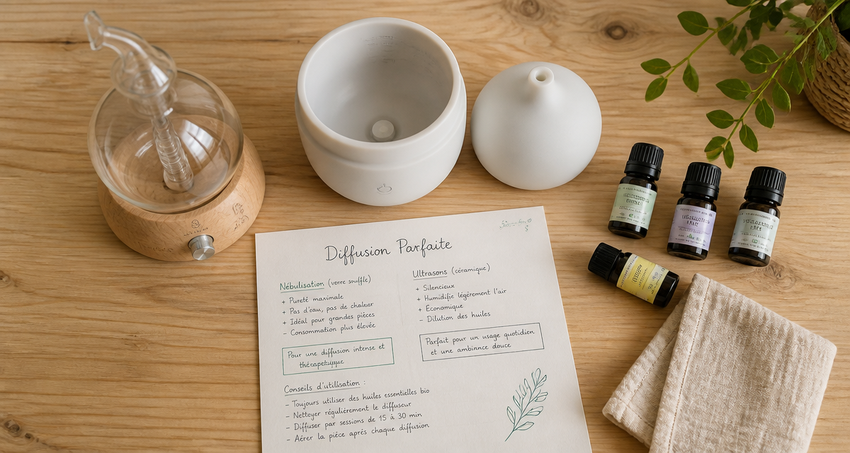 avis sur diffuseur huiles essentielles nébulisation et ultrasons