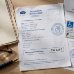 frais de notaire et invalidité dossier succession carte invalidité