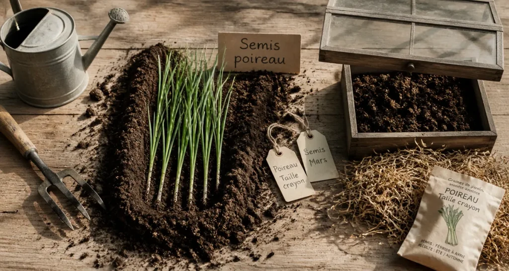 Quand planter les poireaux : jeunes plants en terre, semis et calendrier