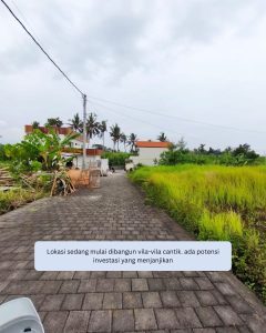Lahan strategis dekat villa dan fasilitas wisata di kawasan Villa Yeh Gangga Tabanan.