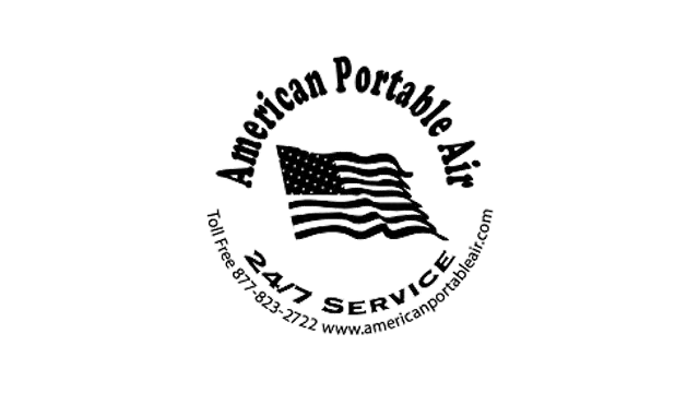 American Portable Air black logo
