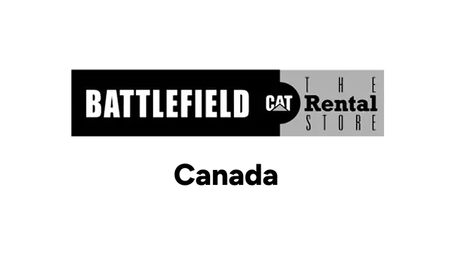 Battlefield CAT Rental Canada black logo