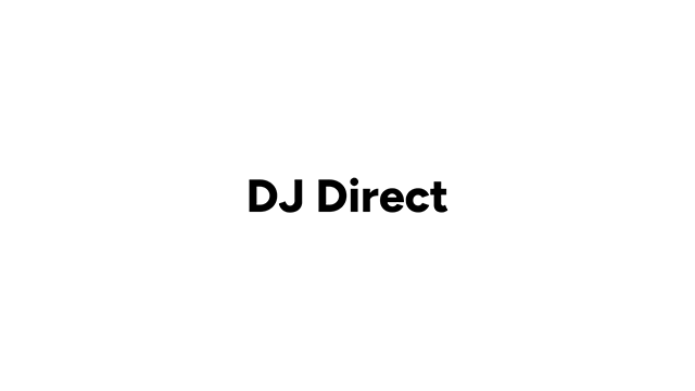 DJ Direct black text